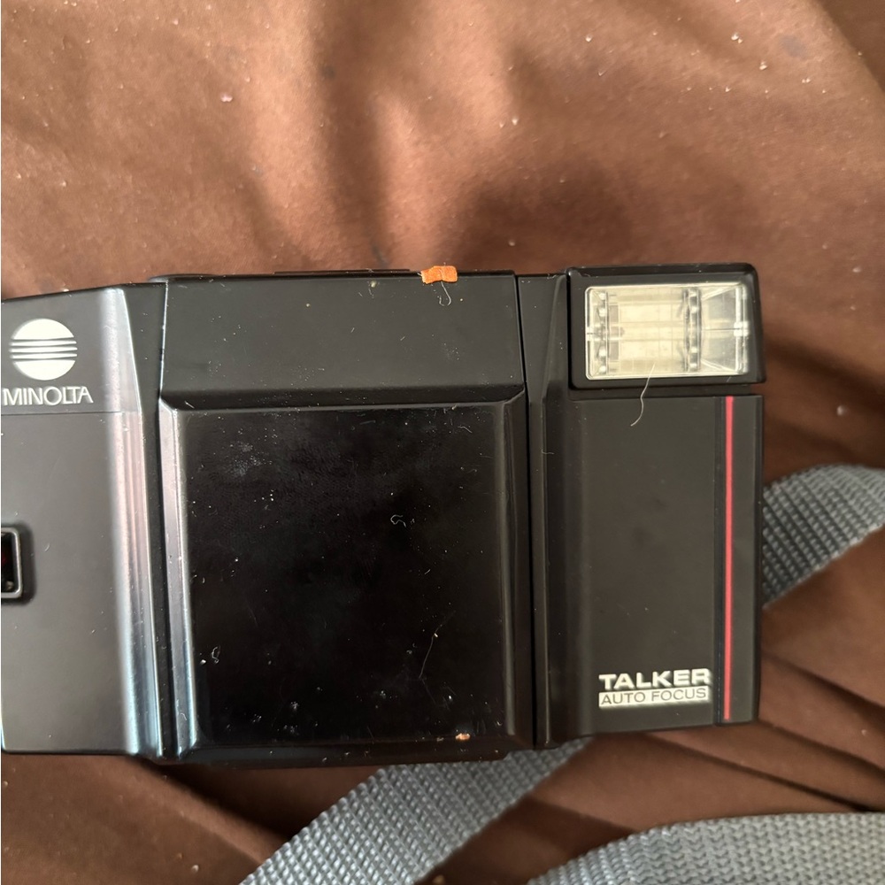 Minolta Talker Auto Focus Compact Film Camera - Black